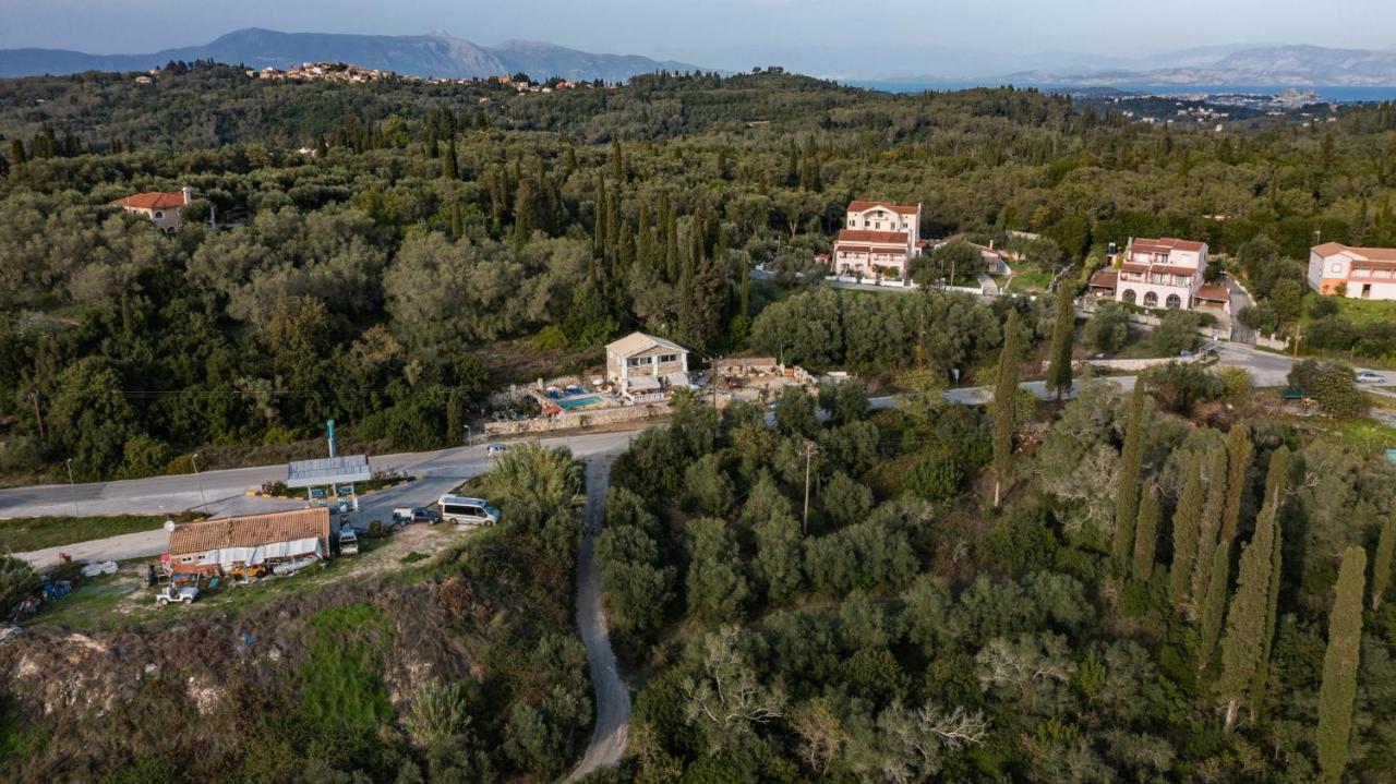 Villa Stelios Stone House Sinarades Kouramádes Exterior foto